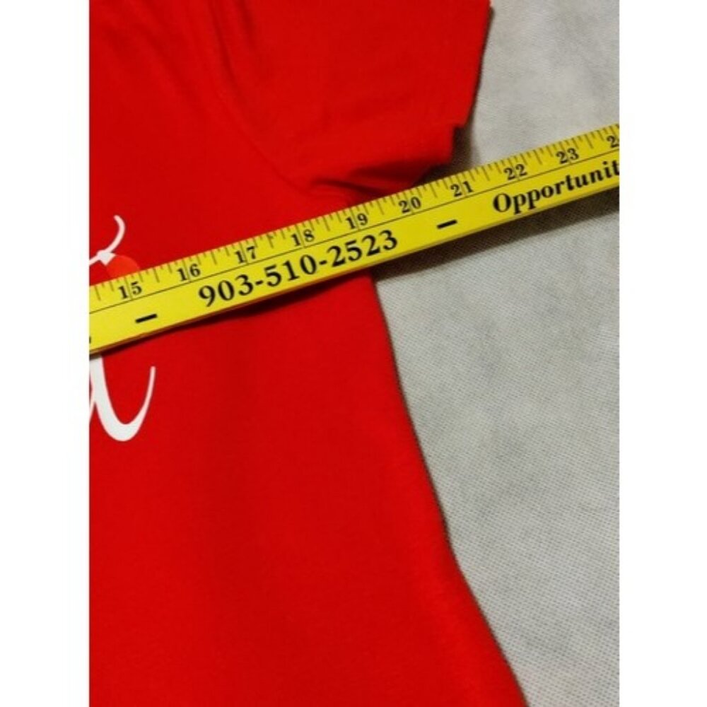 Christmas T-Shirt Medium NWOT Womens MERRY AND BRIGHT - Picture 7 of 9